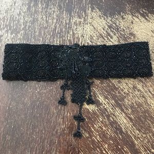 Beautiful & Unique Antique Beaded Choker Necklace